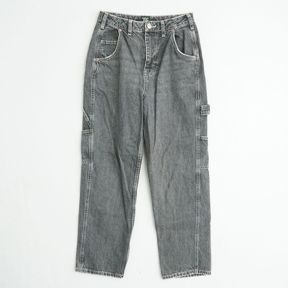 BDG Urban Outfitters Albie Carpenter Jeans Womens Gray Wash Denim 27x27